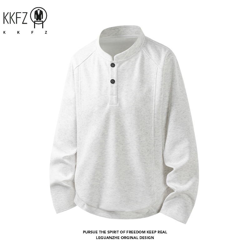 Kaos Henley Lengan Raglan Pria - Embellish Knit ulasan dan harga