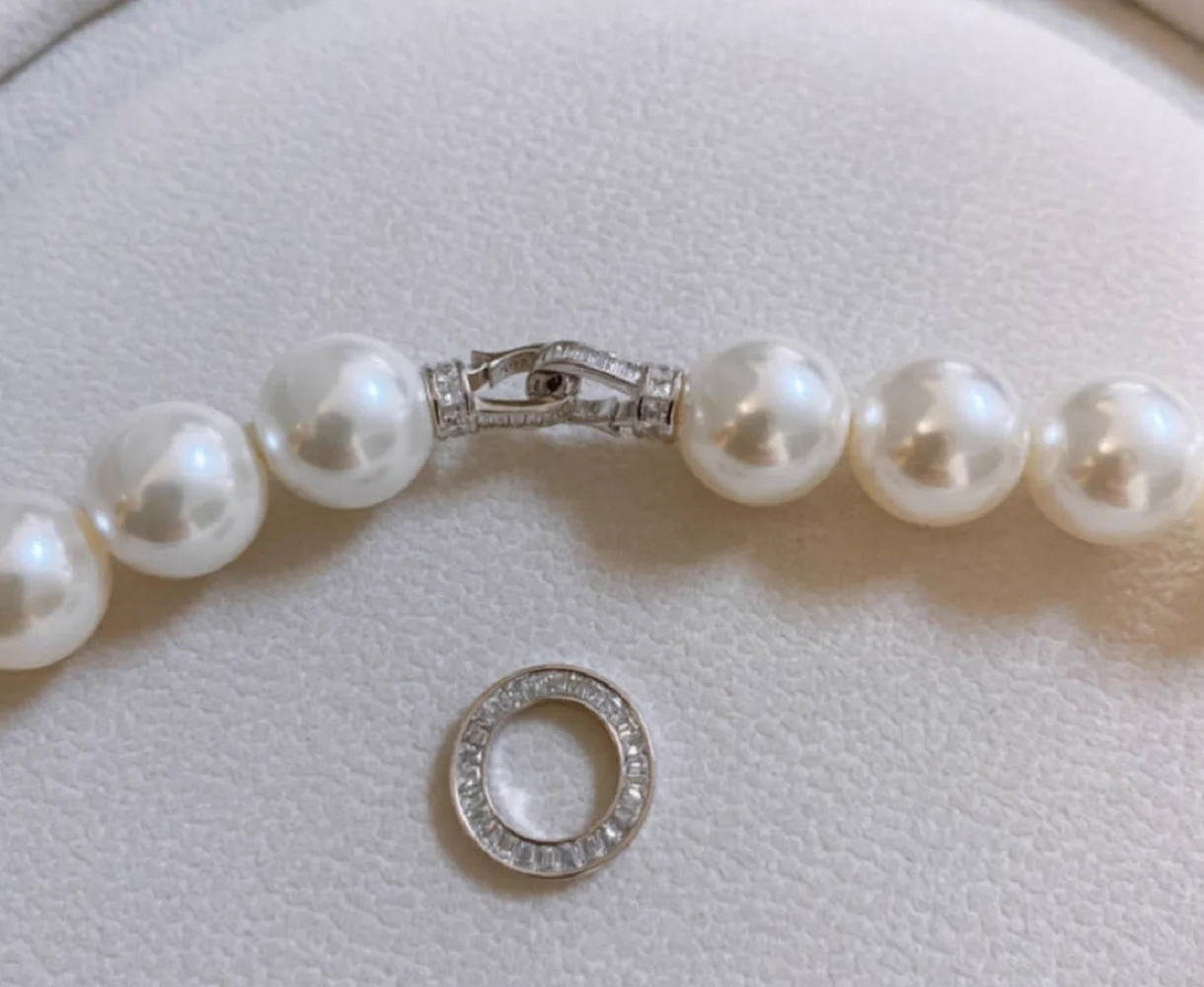 Kalung Mutiara Alami Akoya Put - Pearl Trim Chain ulasan dan harga